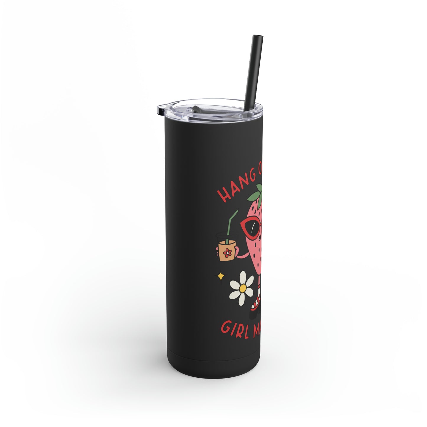 Girl Math Maars Maker Skinny Matte Tumbler, 20oz