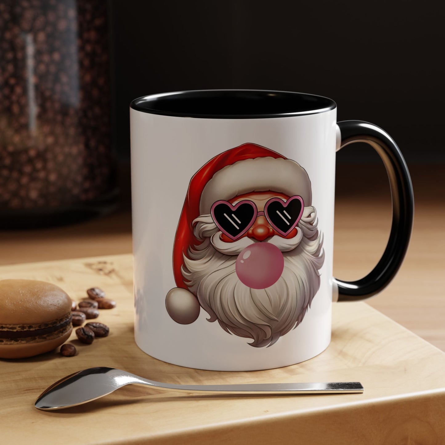 Pop Art Santa Accent Coffee Mug (11, 15oz)