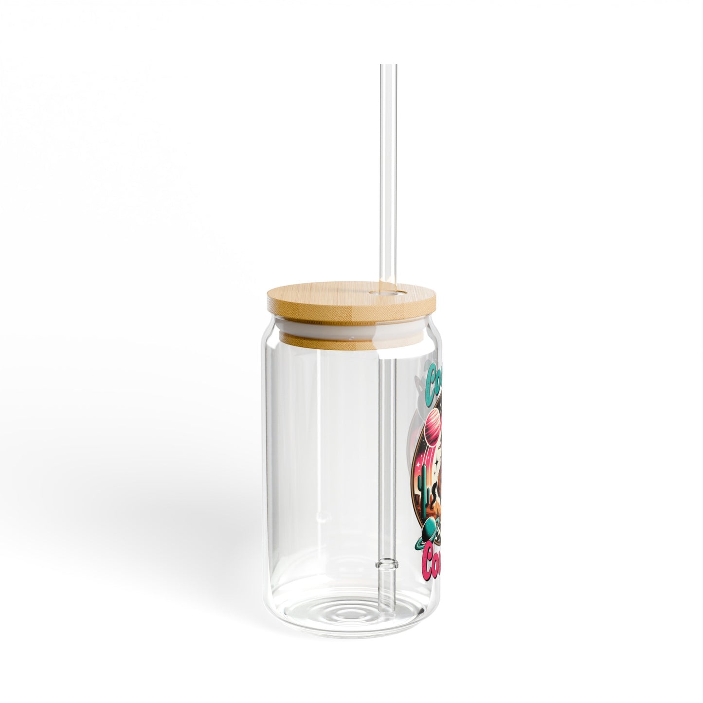 Cosmic Cowgirl Sipper Glass, 16oz