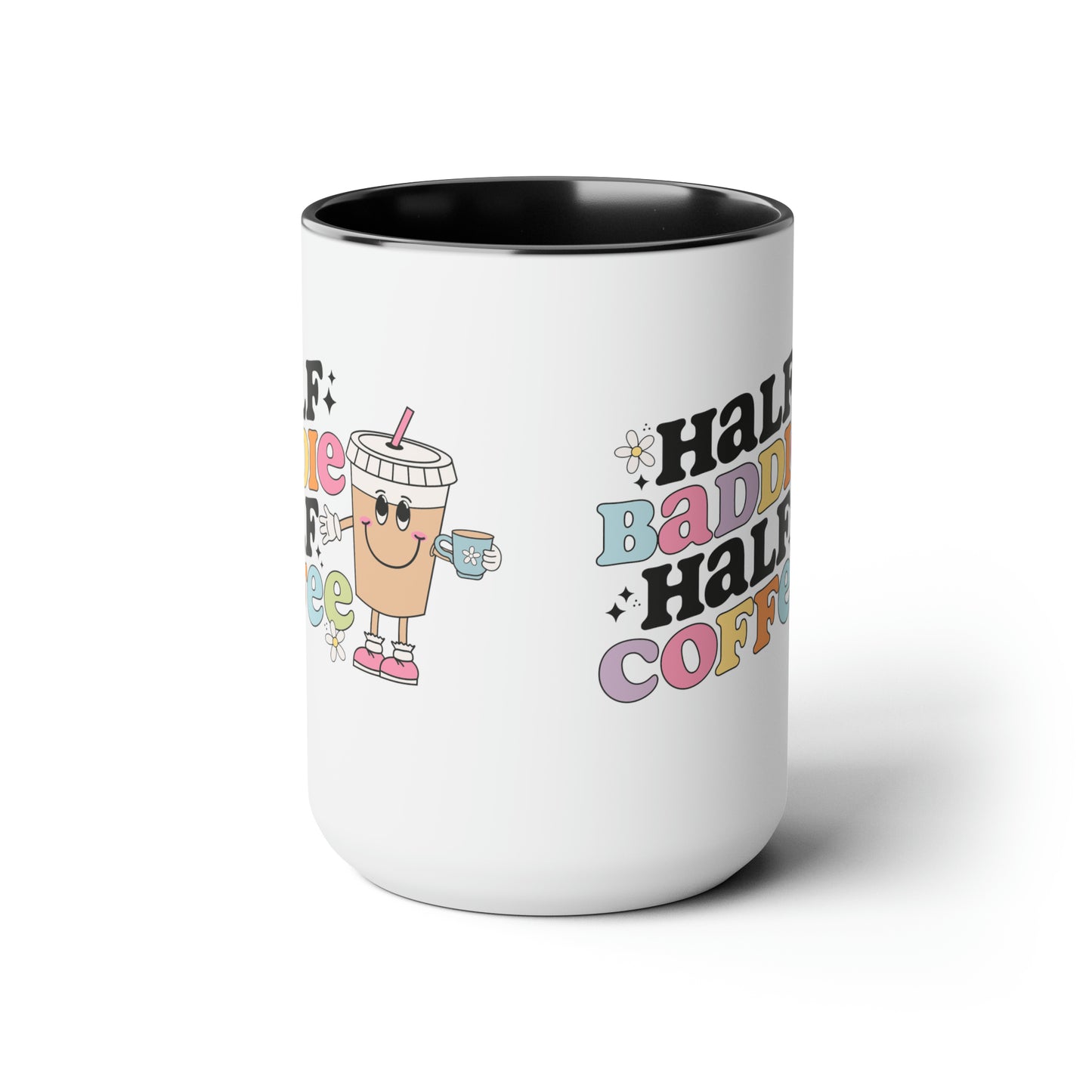 Baddie Two-Tone Coffee Mugs, 15oz