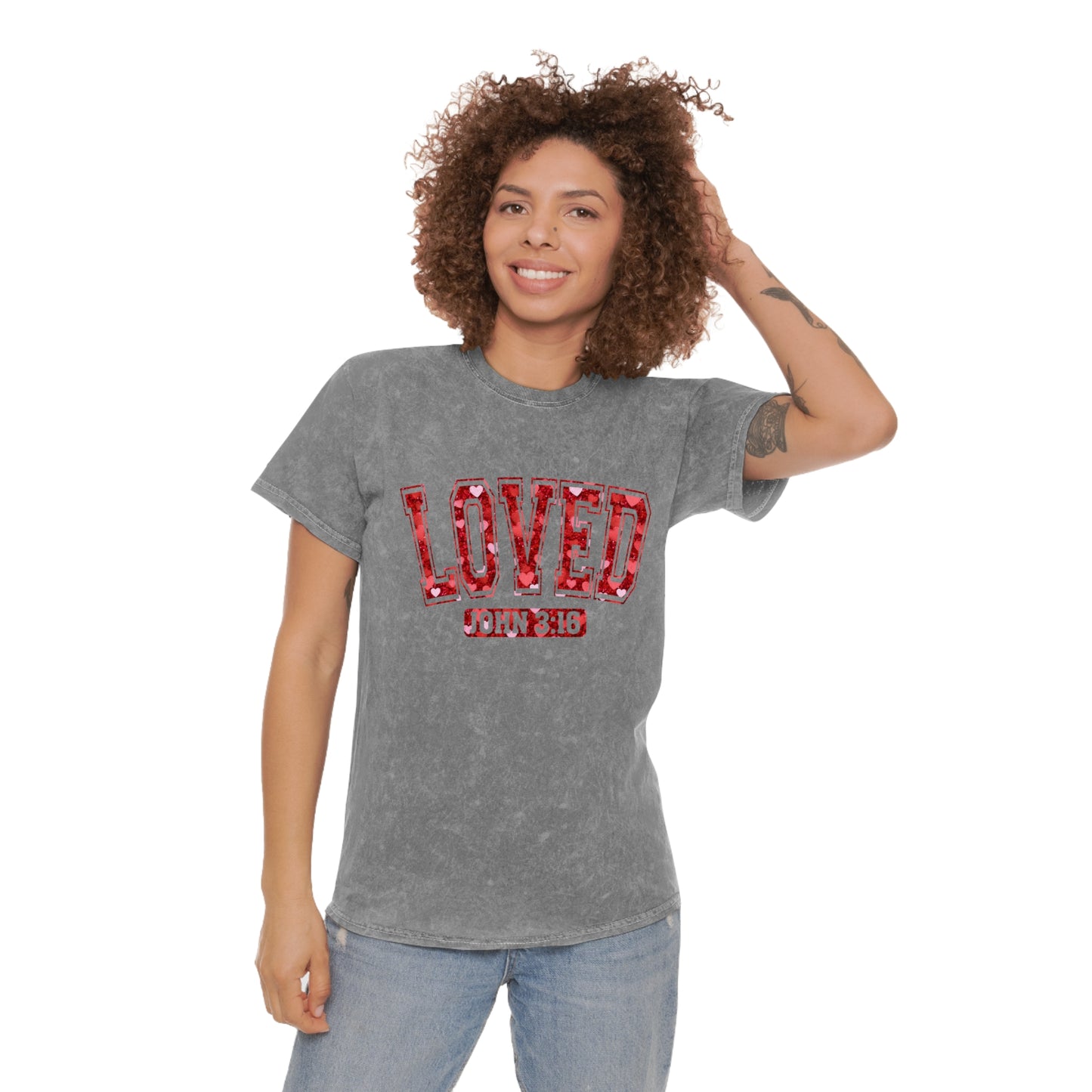 Loved Unisex Mineral Wash T-Shirt