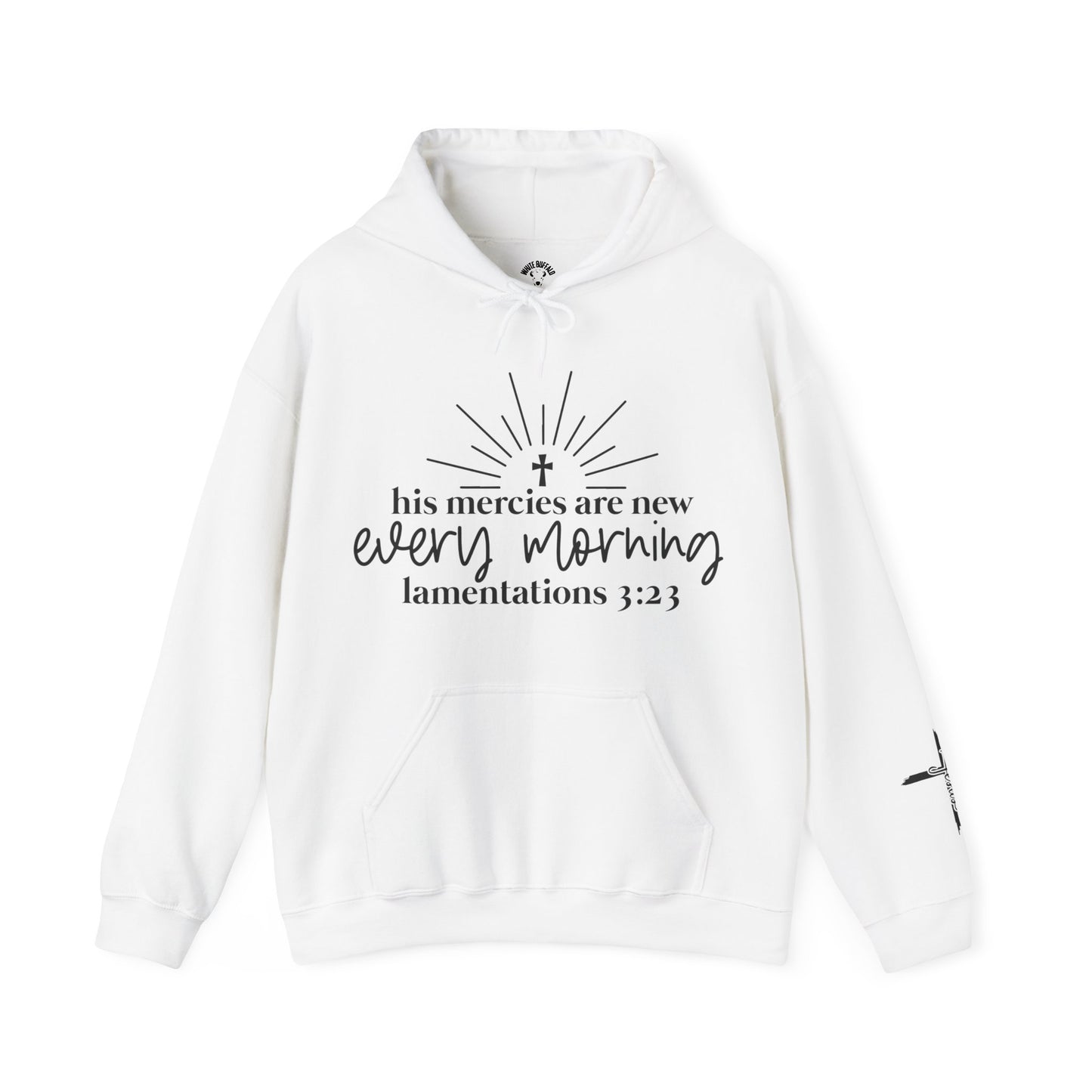 His Mercies Unisex Heavy Blend™ Hooded Sweatshirt