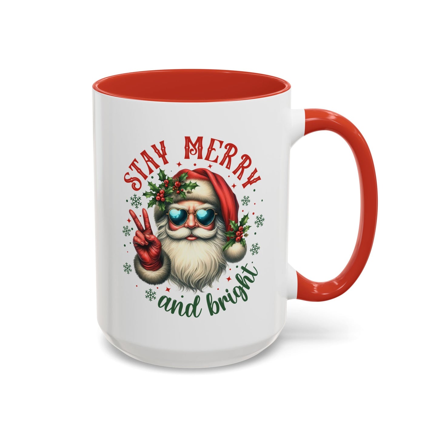 Stay Merry Accent Coffee Mug (11, 15oz)