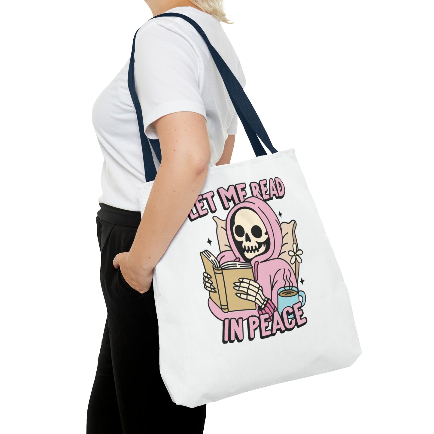 Let Me Read Tote Bag (AOP)