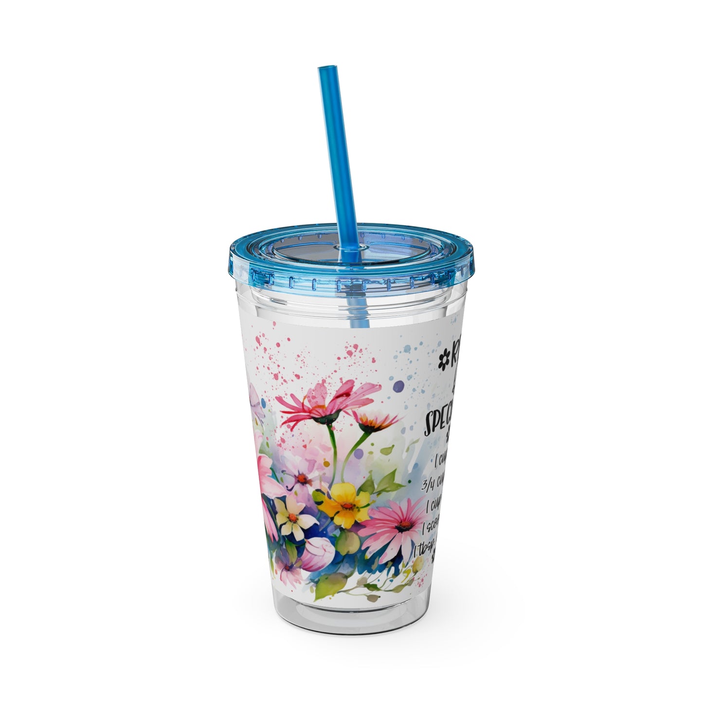 Nana Sunsplash Tumbler with Straw, 16oz