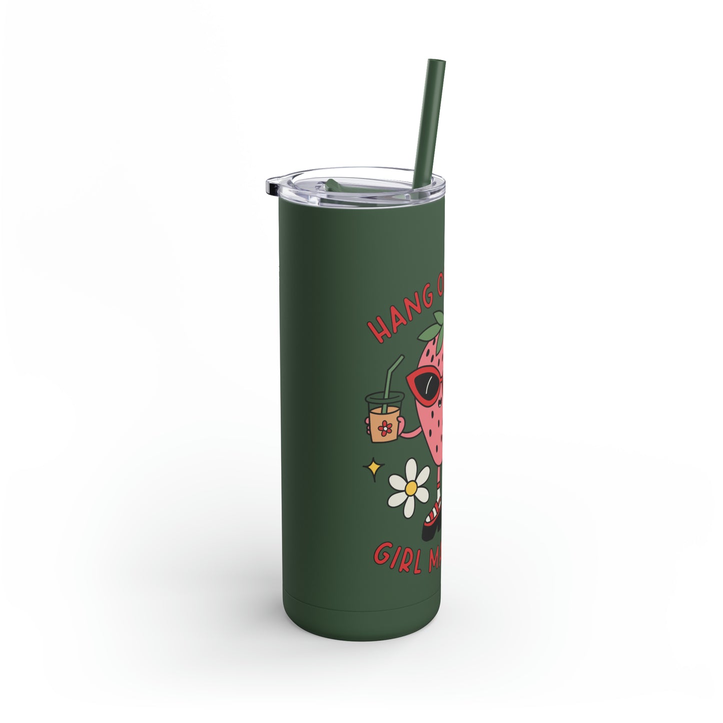 Girl Math Maars Maker Skinny Matte Tumbler, 20oz
