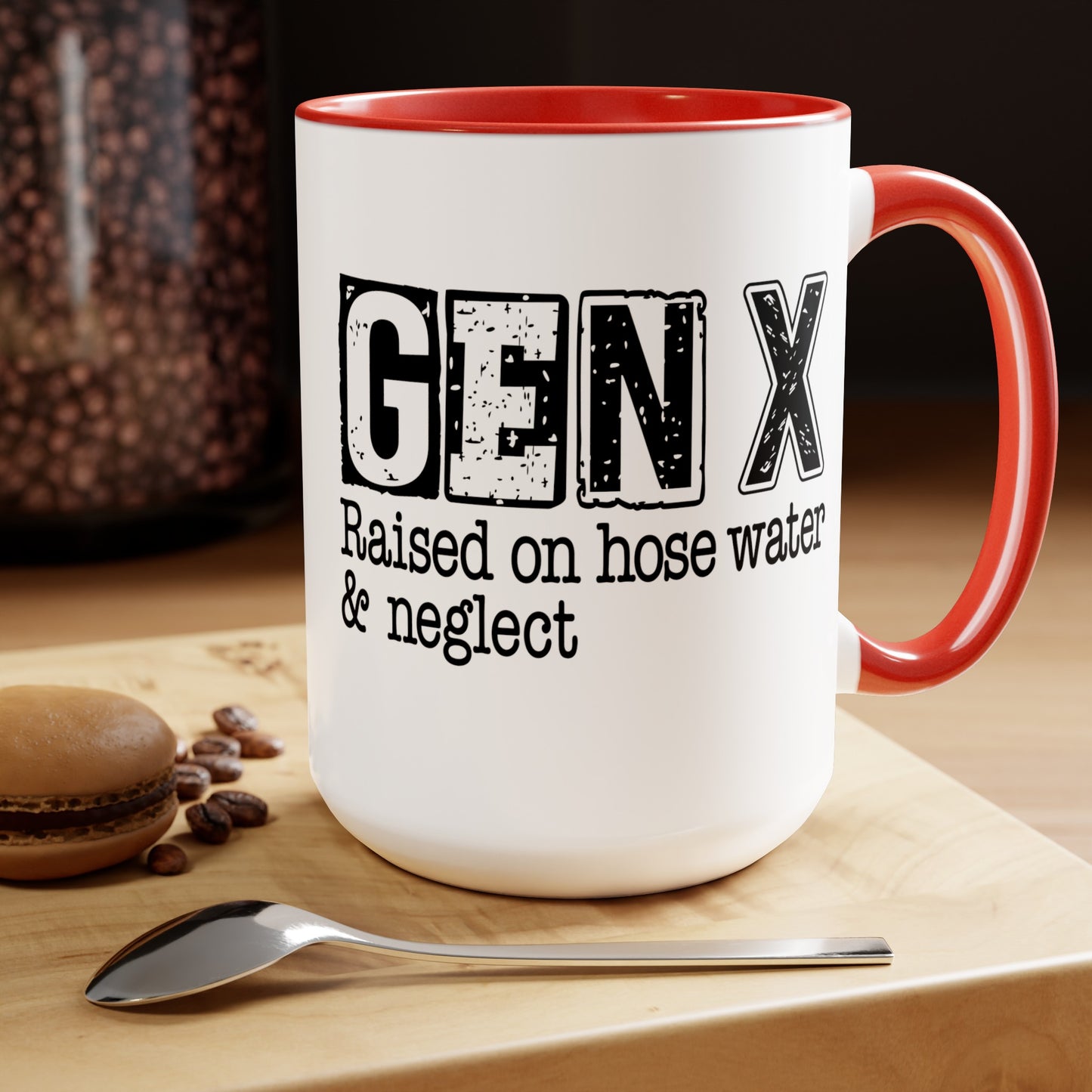 Gen X Two-Tone Coffee Mugs, 15oz