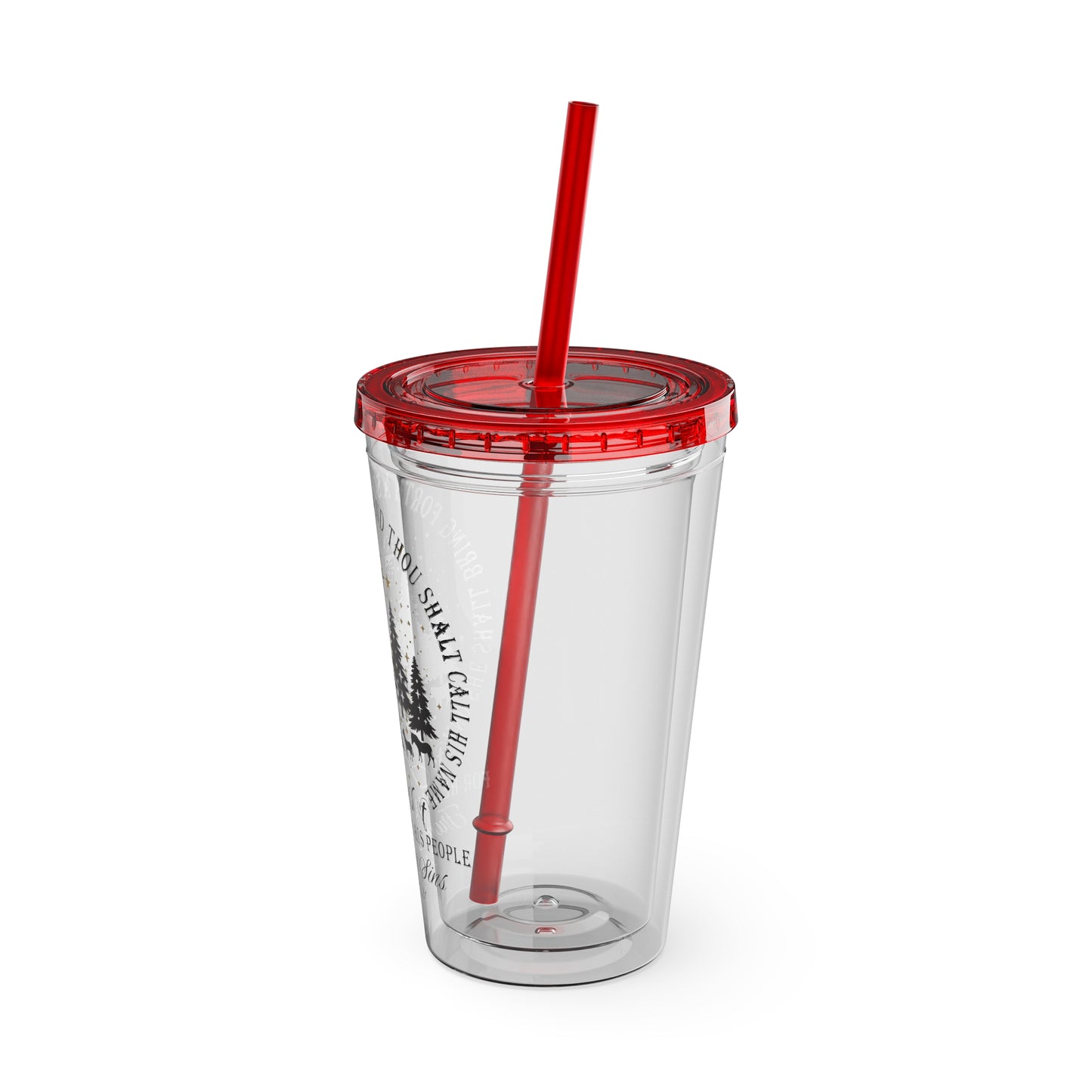 Matthew Sunsplash Tumbler with Straw, 16oz