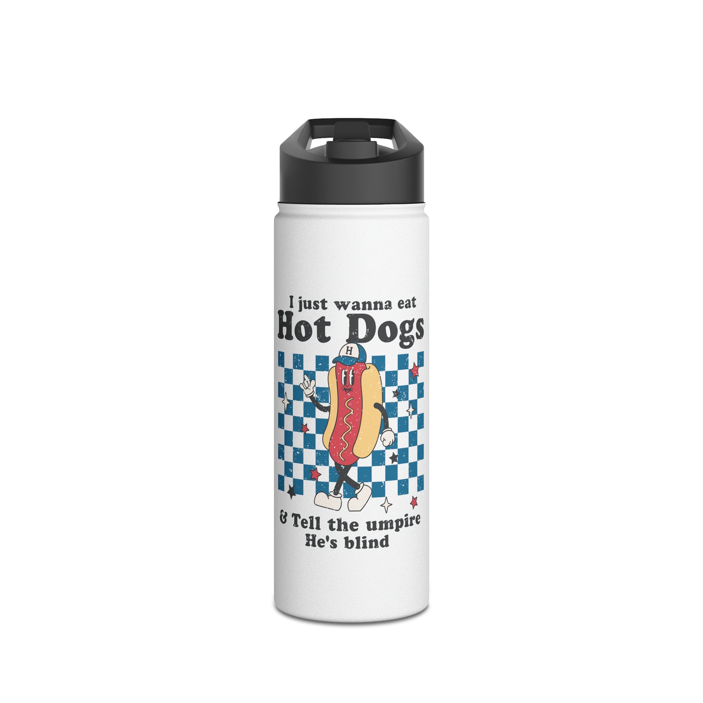 Blind Ump Stainless Steel Water Bottle, Standard Lid