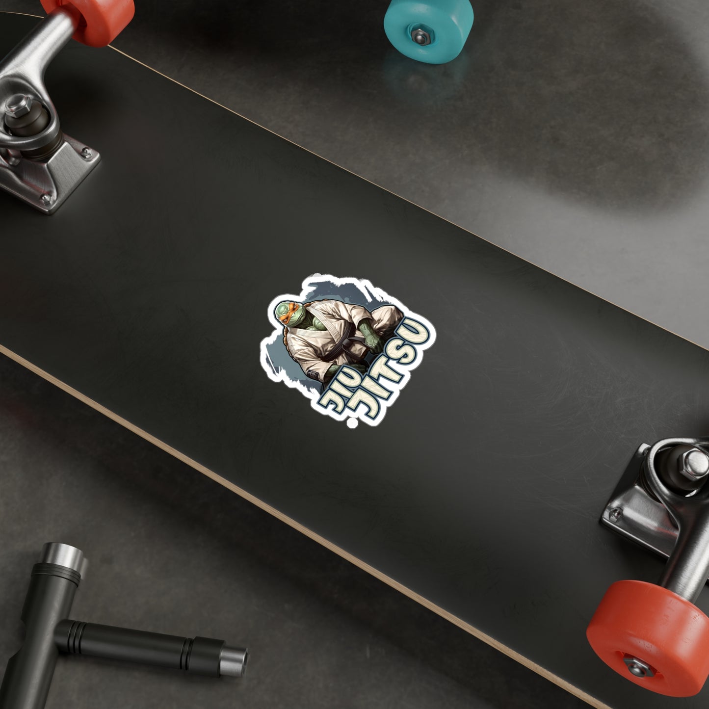Sitting Turtle Kiss-Cut Vinyl Decals