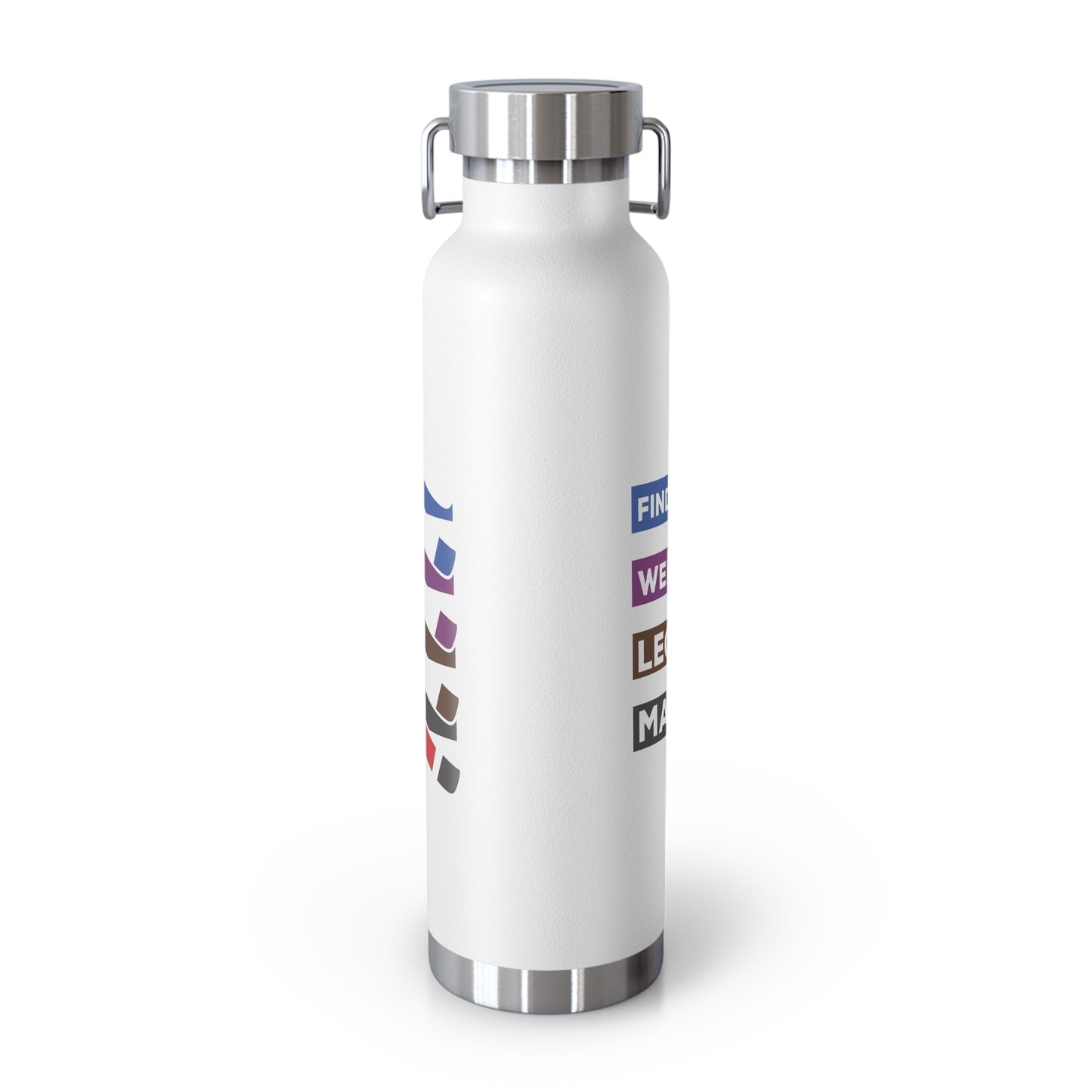 Jiu Jitsu Belts Copper Vacuum Insulated Bottle, 22oz