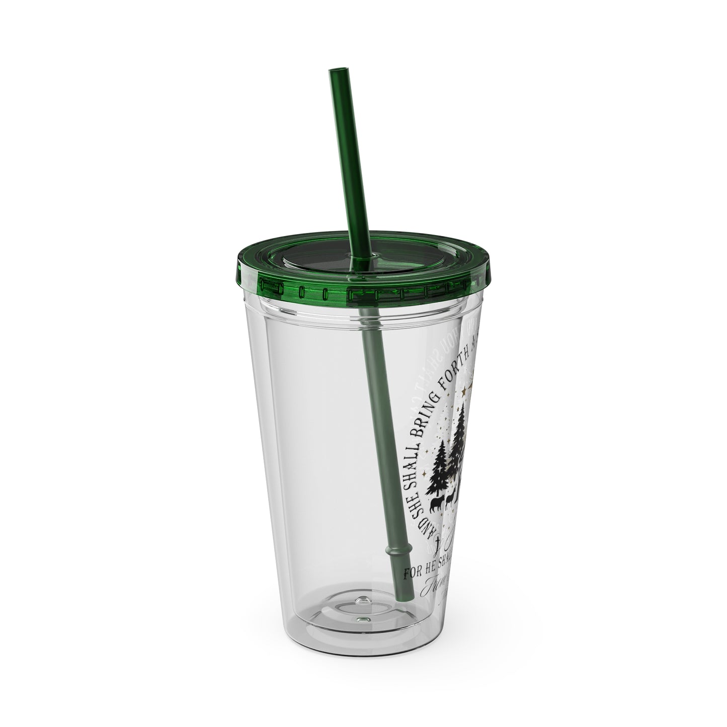 Matthew Sunsplash Tumbler with Straw, 16oz
