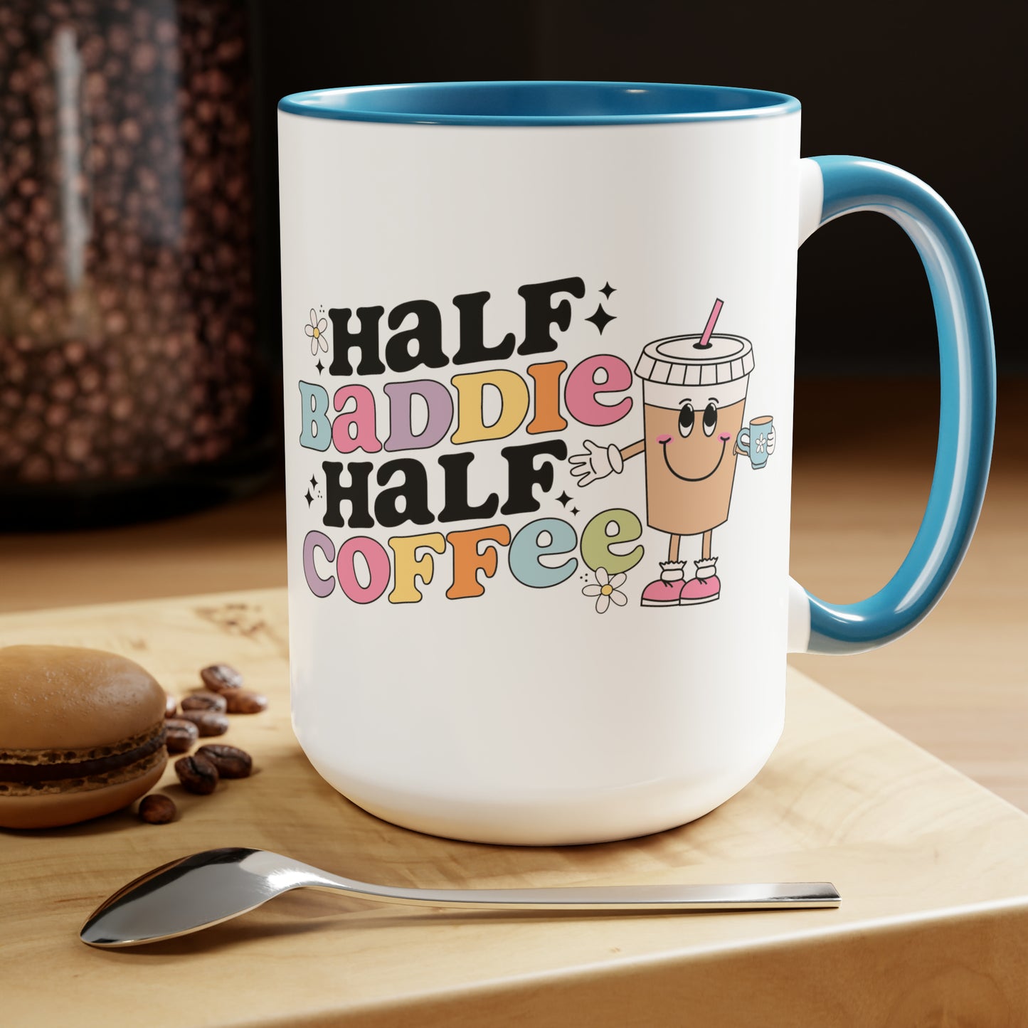 Baddie Two-Tone Coffee Mugs, 15oz