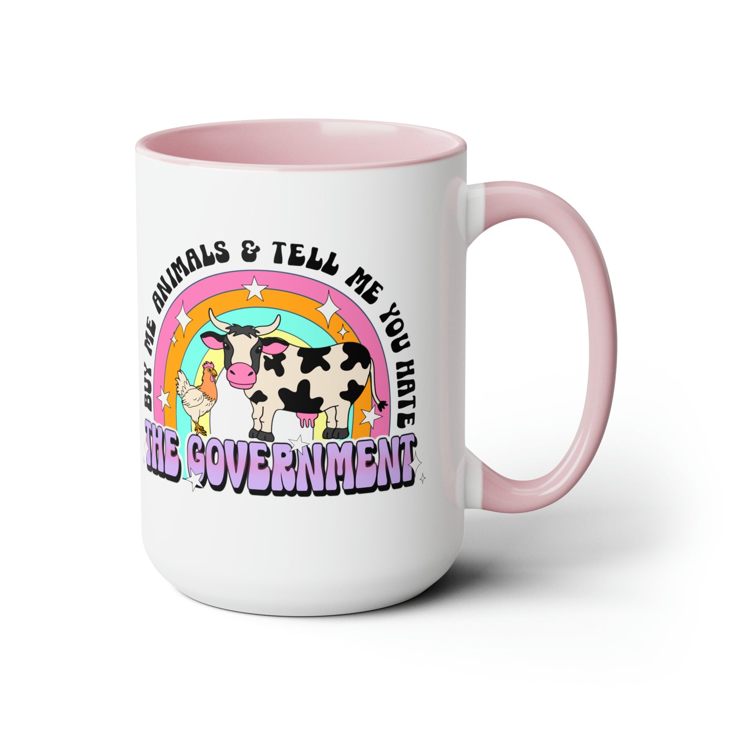 Buy Me Animals Two-Tone Coffee Mugs, 15oz