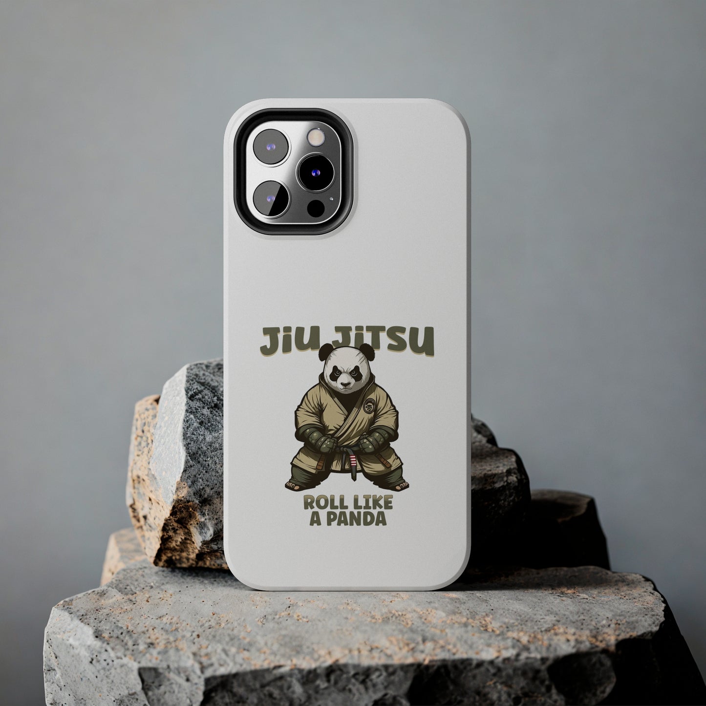Jiu Jitsu Roll like a Panda Tough Phone Cases