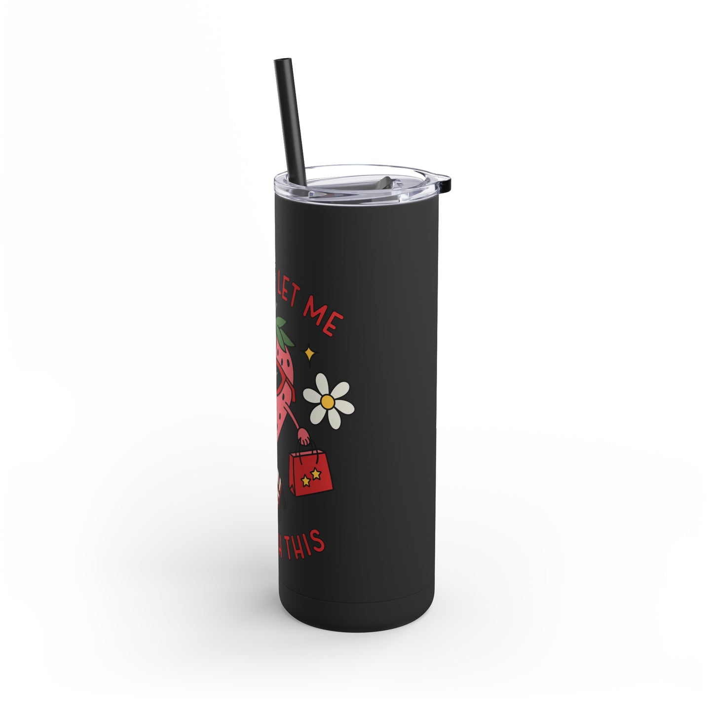 Girl Math Maars Maker Skinny Matte Tumbler, 20oz