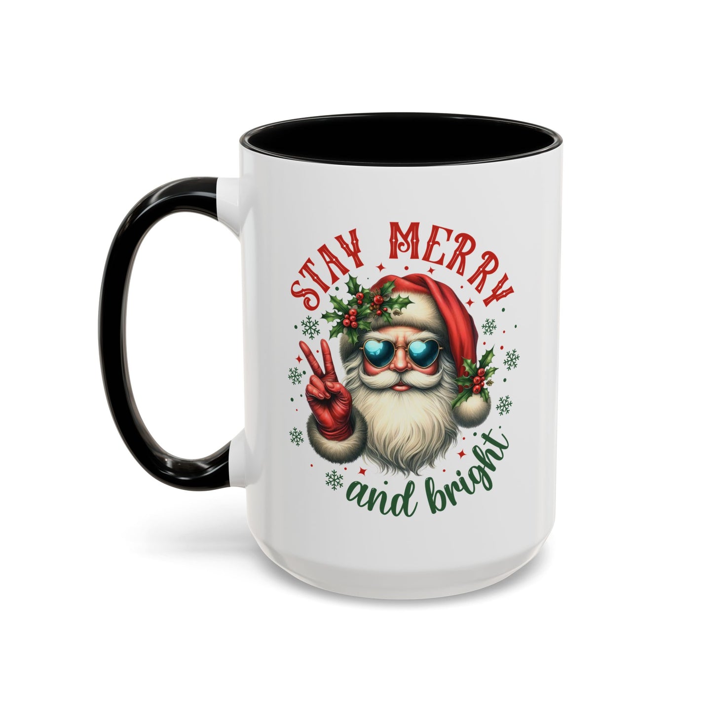 Stay Merry Accent Coffee Mug (11, 15oz)