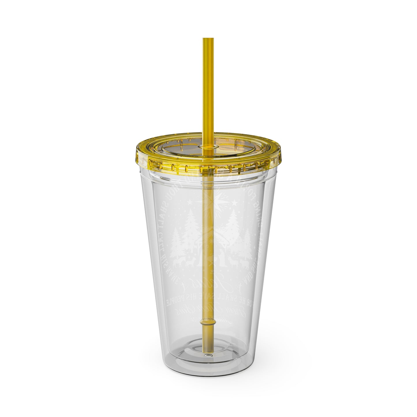 Matthew Sunsplash Tumbler with Straw, 16oz