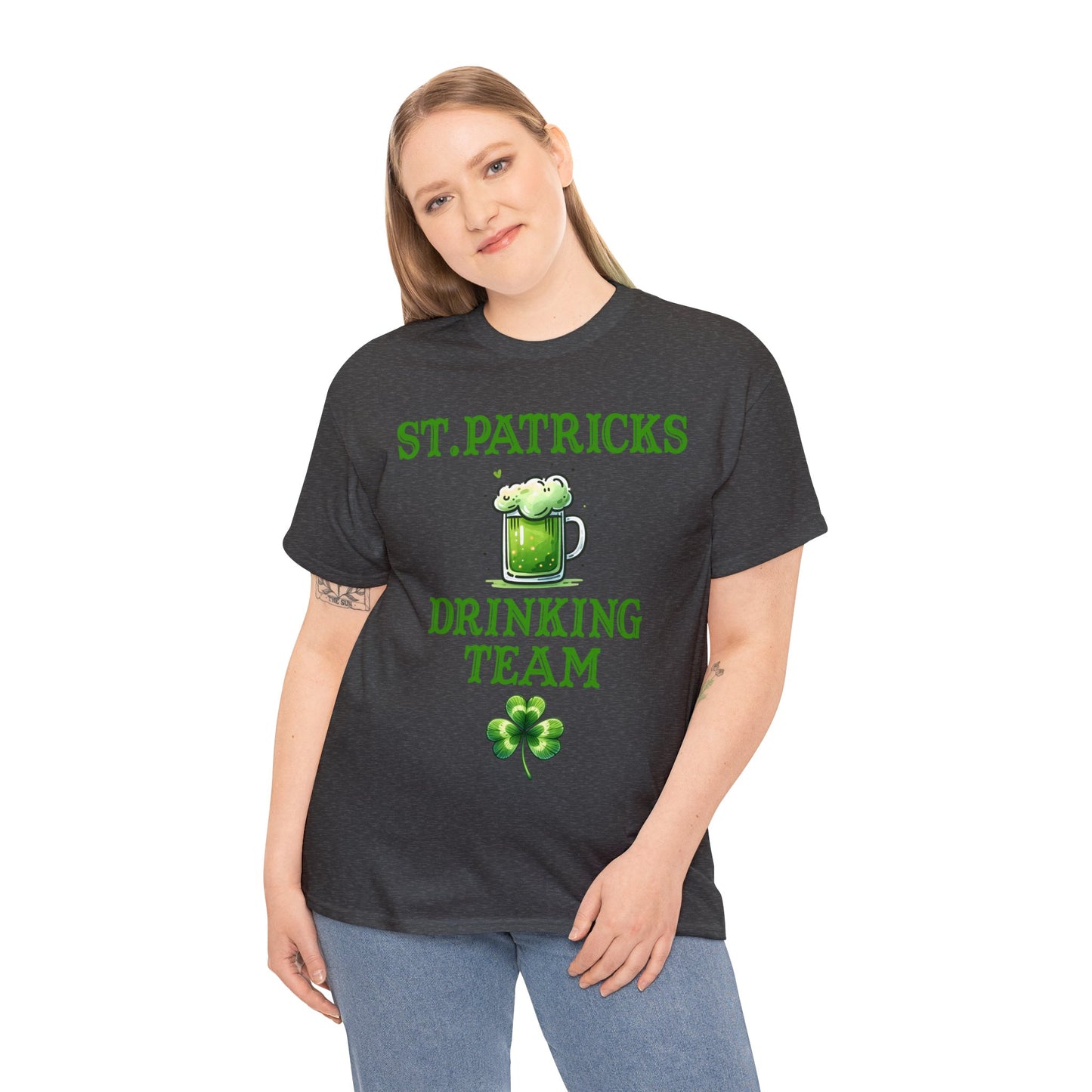 St Patricks Drinking Team Unisex Heavy Cotton Tee