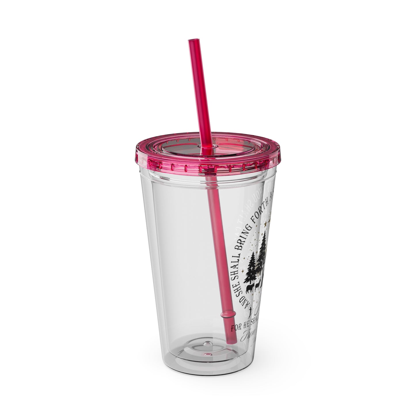 Matthew Sunsplash Tumbler with Straw, 16oz