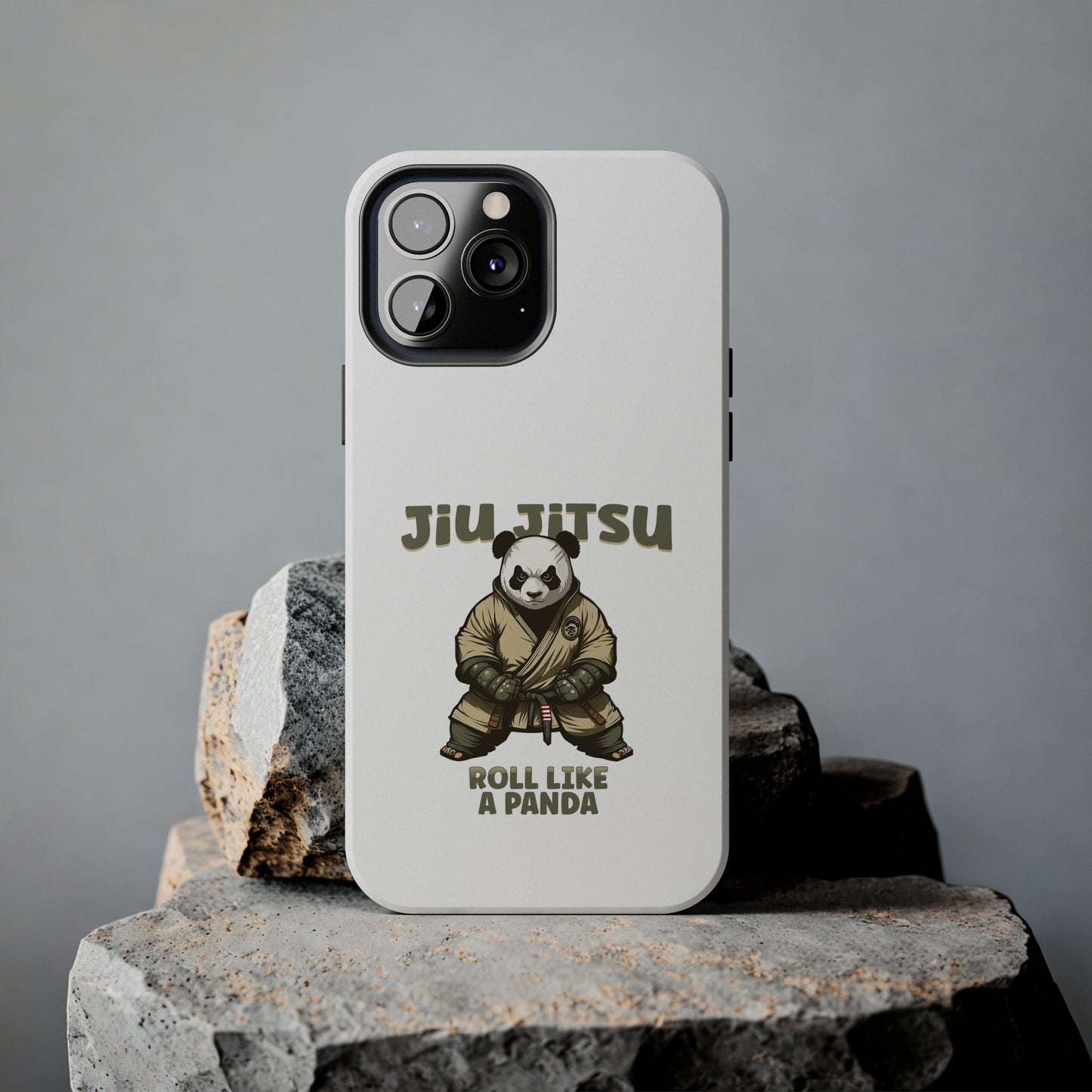 Jiu Jitsu Roll like a Panda Tough Phone Cases