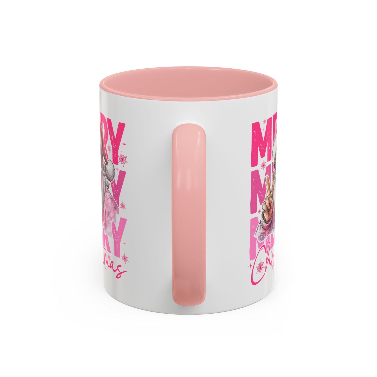 Merry Christmas Santa Accent Coffee Mug (11, 15oz)