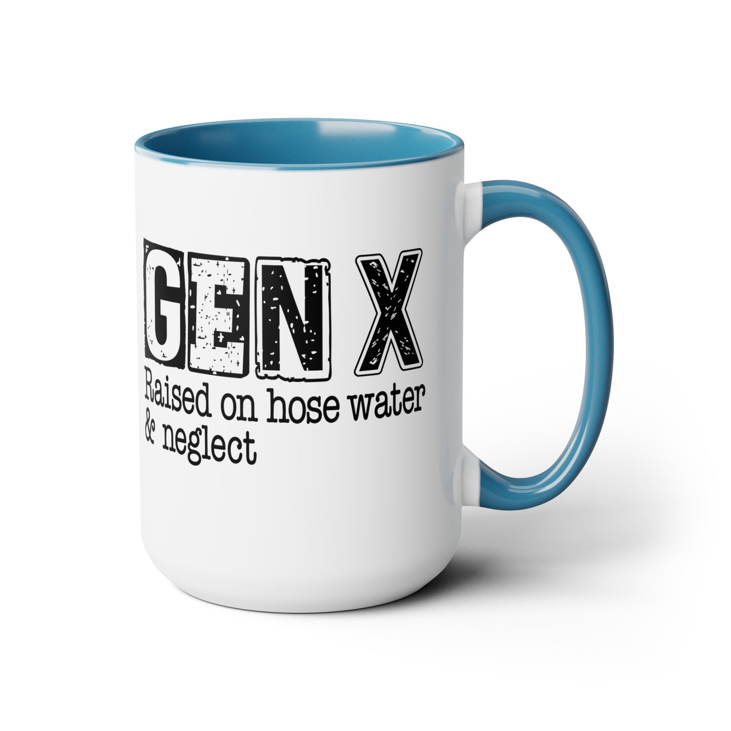 Gen X Two-Tone Coffee Mugs, 15oz