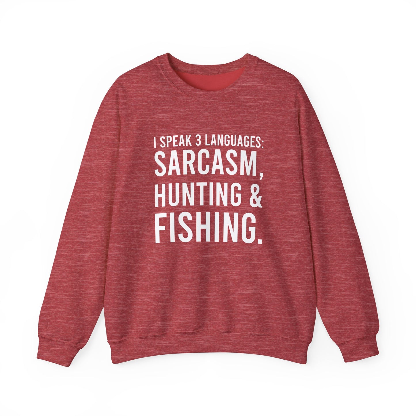 3 languages Unisex Heavy Blend™ Crewneck Sweatshirt