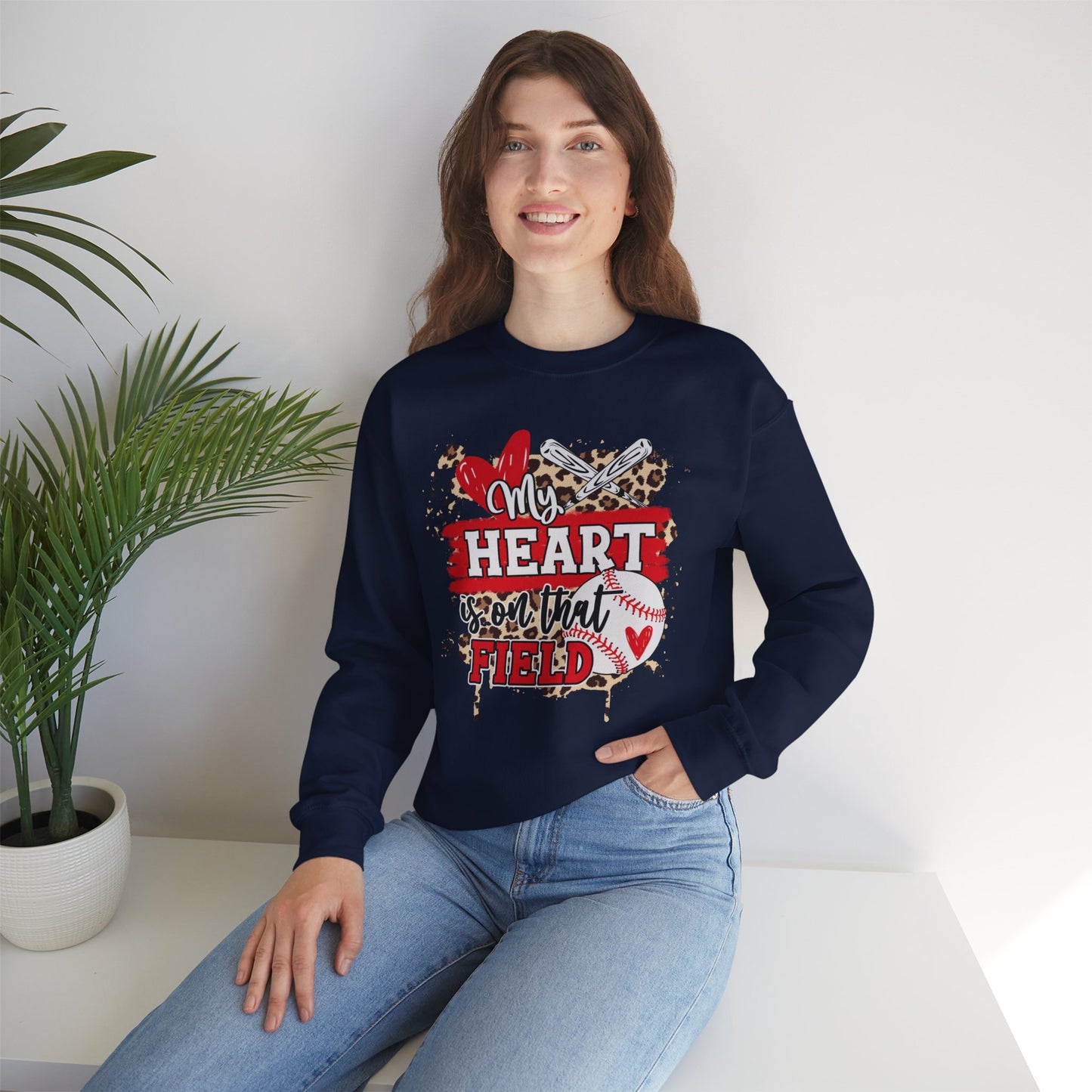 My heart Unisex Heavy Blend™ Crewneck Sweatshirt