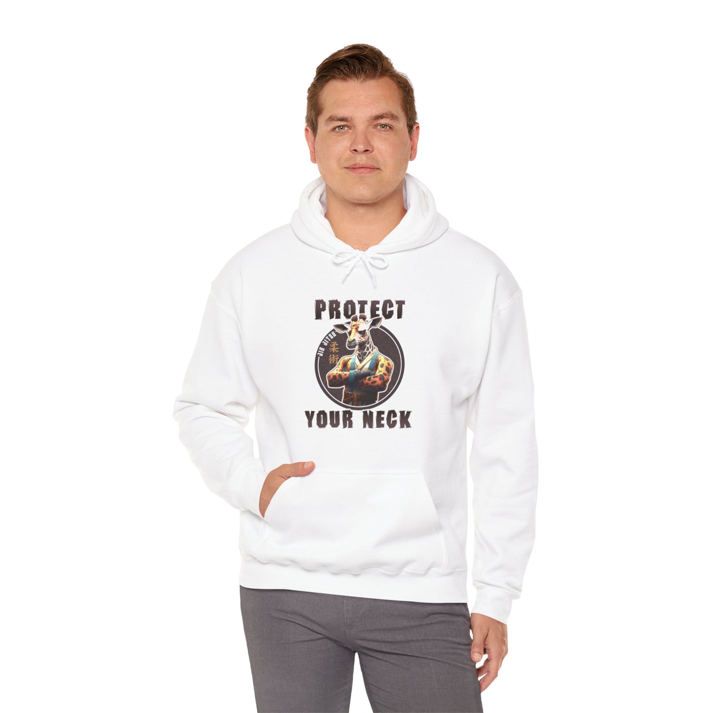 Protect Your Neck Unisex Heavy Blend™ Hooded Sweatshirt