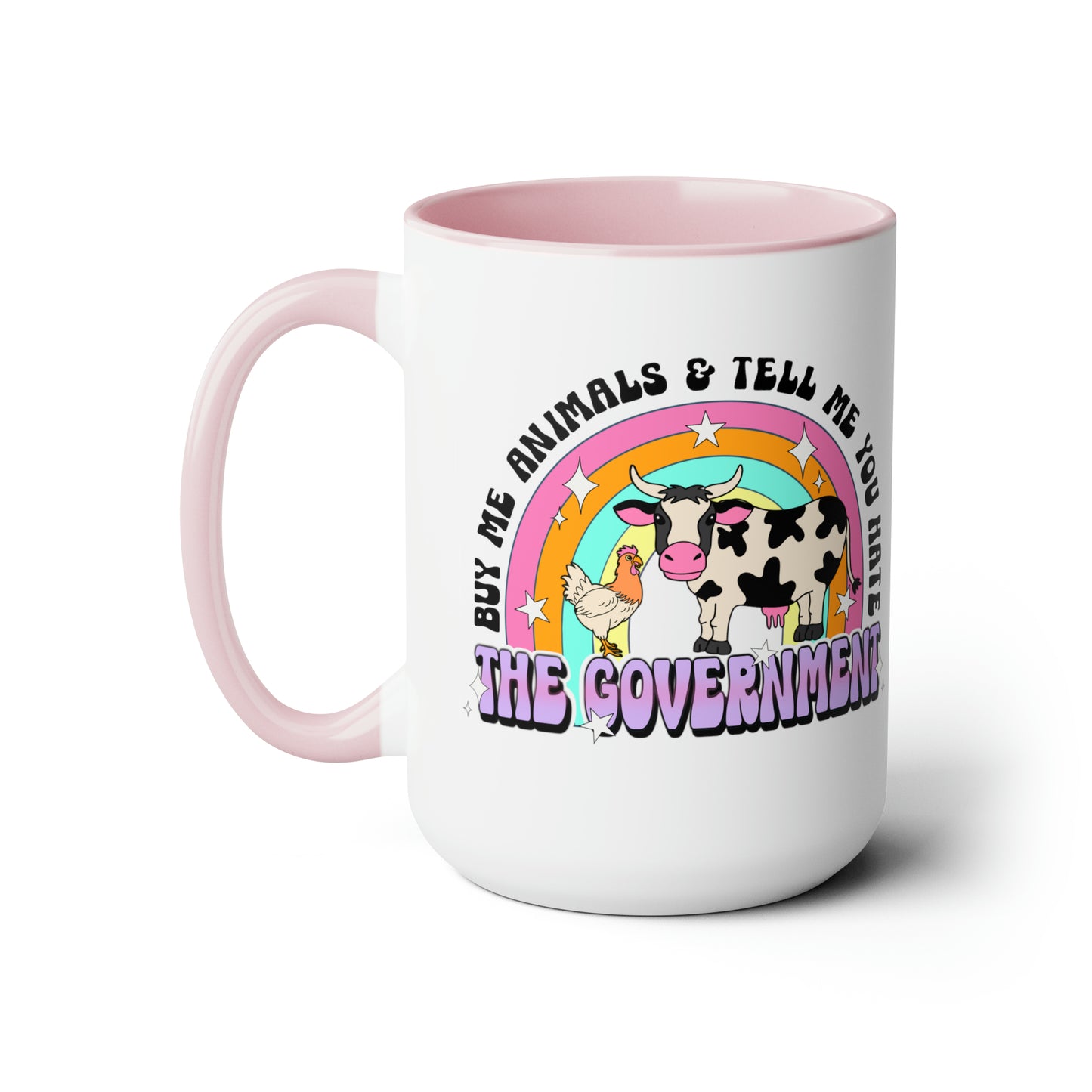 Buy Me Animals Two-Tone Coffee Mugs, 15oz