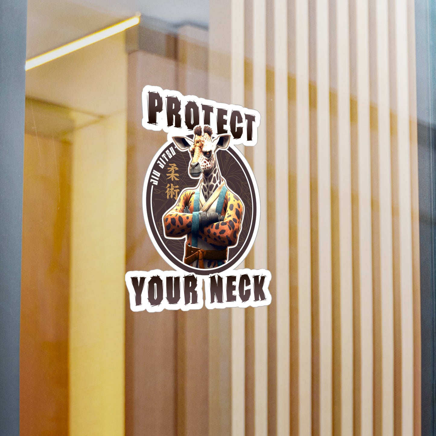 Giraffe Kiss-Cut Vinyl Decals