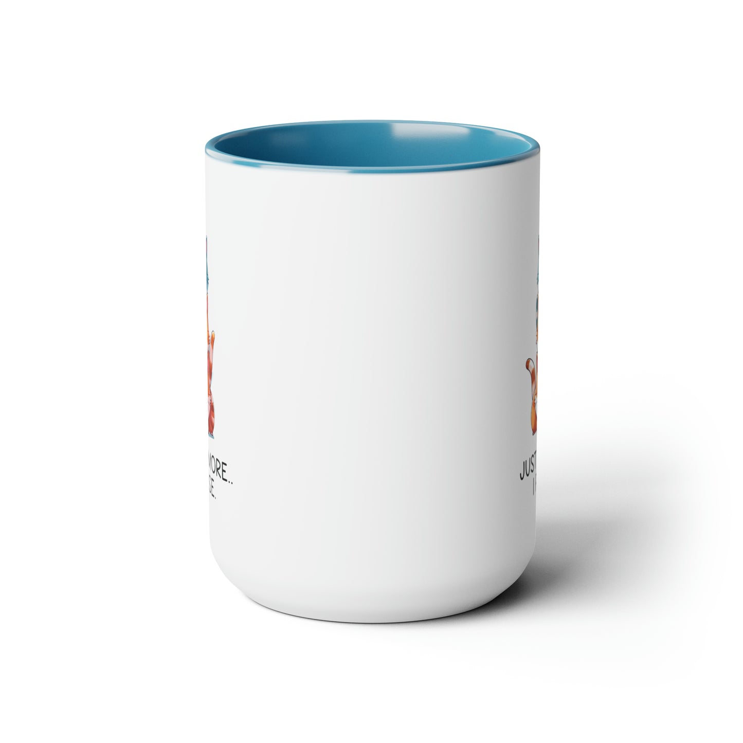 One more Cat Two-Tone Coffee Mugs, 15oz