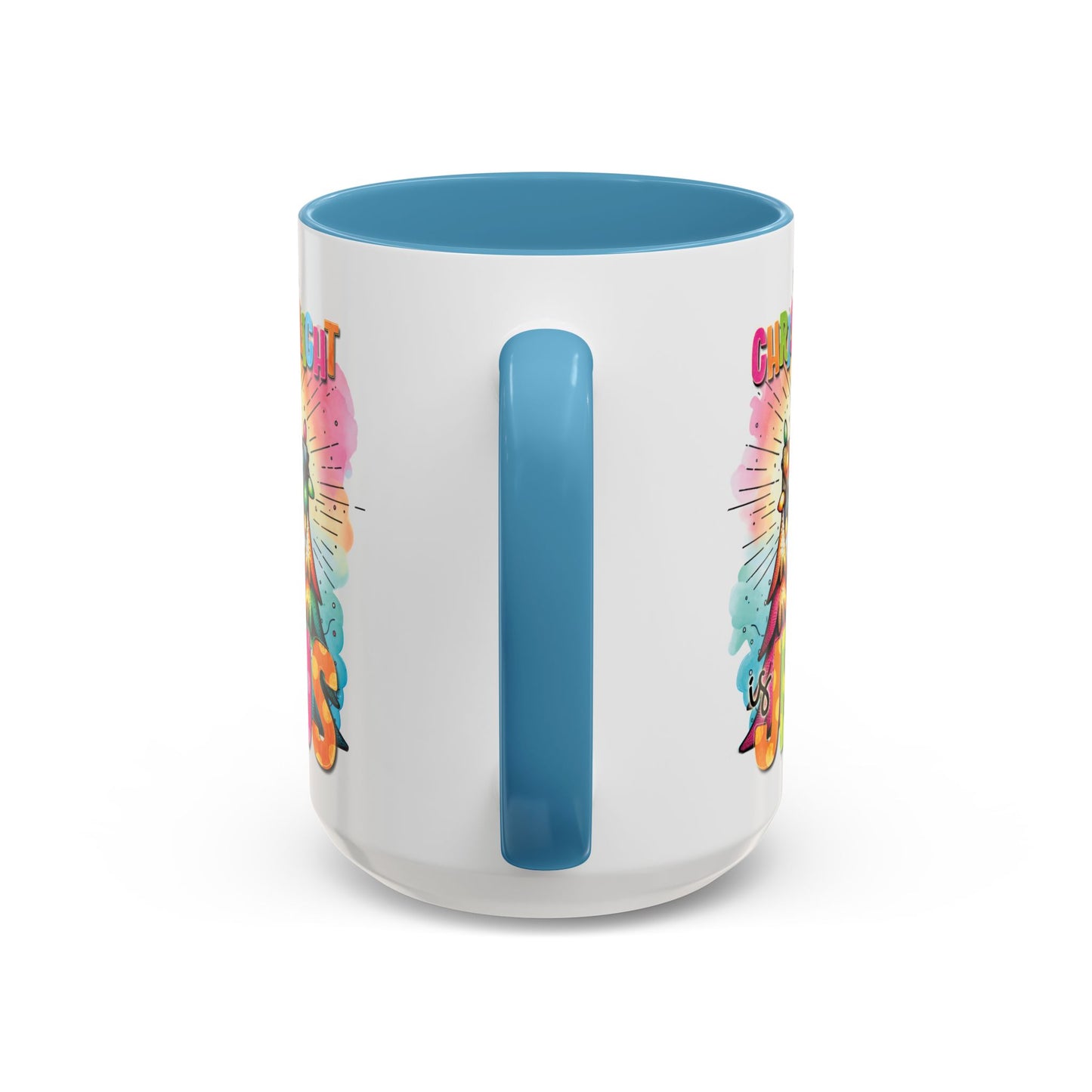 My Favorite Christmas Light is Jesus Accent Coffee Mug (11, 15oz)