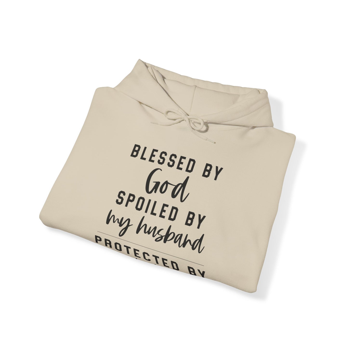 Protected by Both Unisex Heavy Blend™ Hooded Sweatshirt