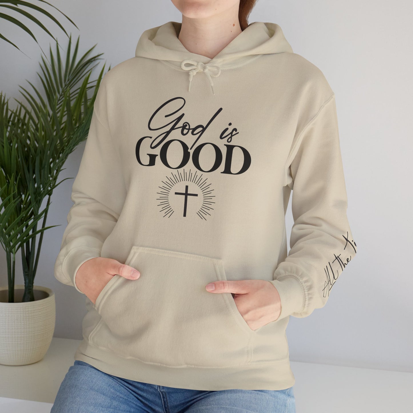 God is Good Unisex Heavy Blend™ Hooded Sweatshirt