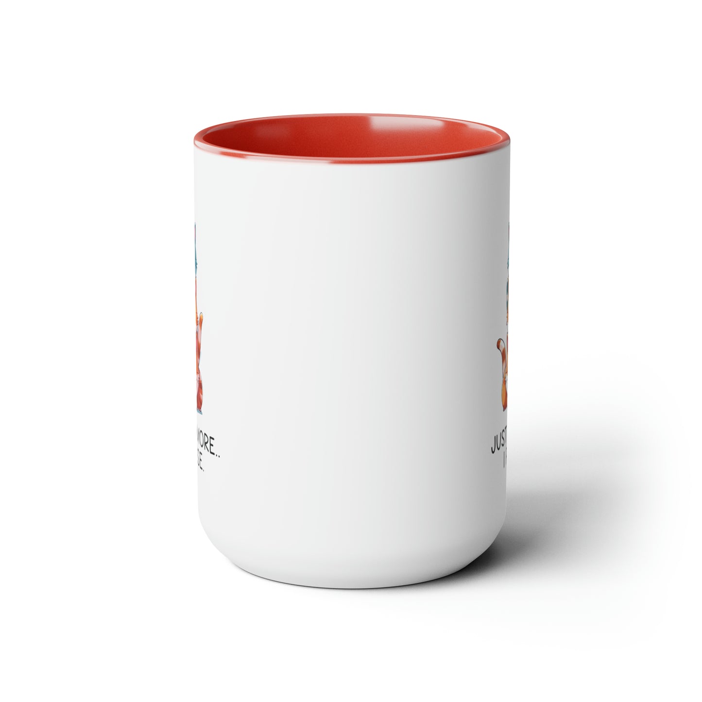 One more Cat Two-Tone Coffee Mugs, 15oz