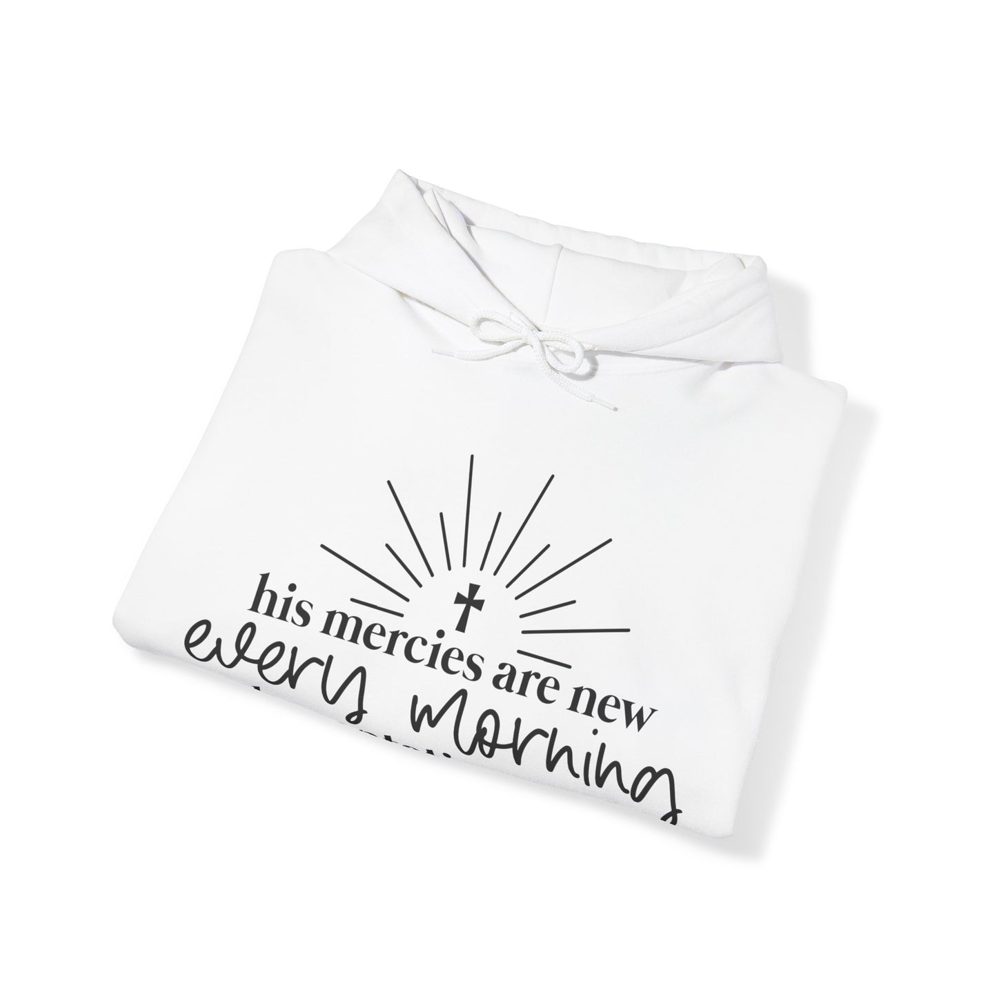 His Mercies Unisex Heavy Blend™ Hooded Sweatshirt