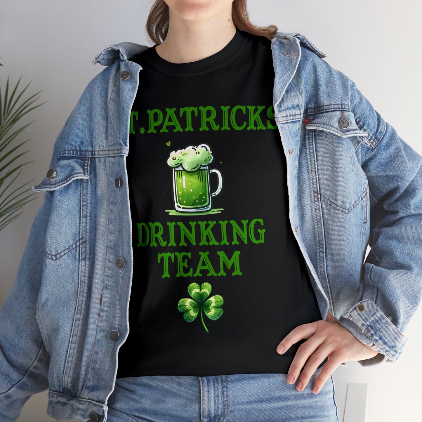 St Patricks Drinking Team Unisex Heavy Cotton Tee