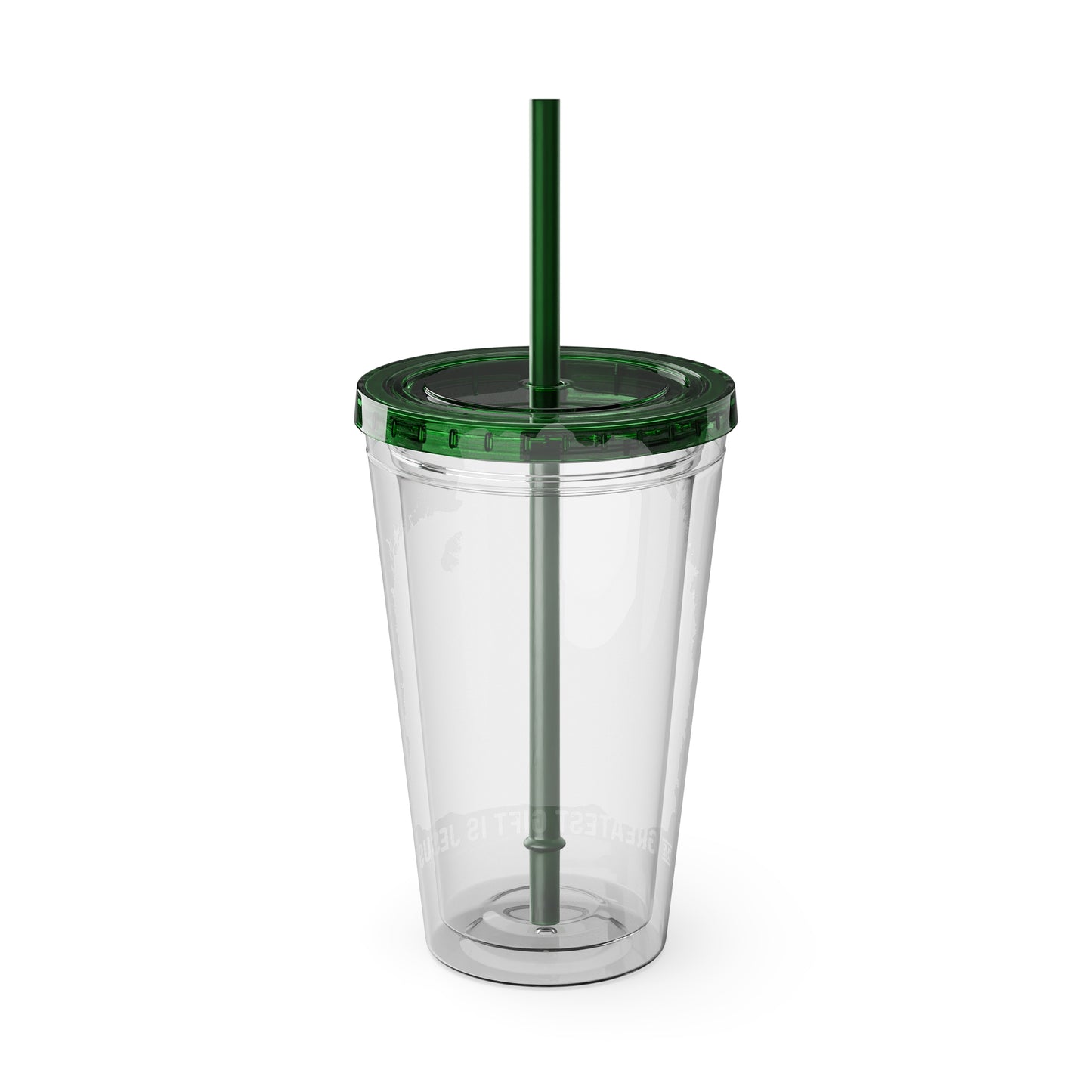 The Greatest Gift Sunsplash Tumbler with Straw, 16oz
