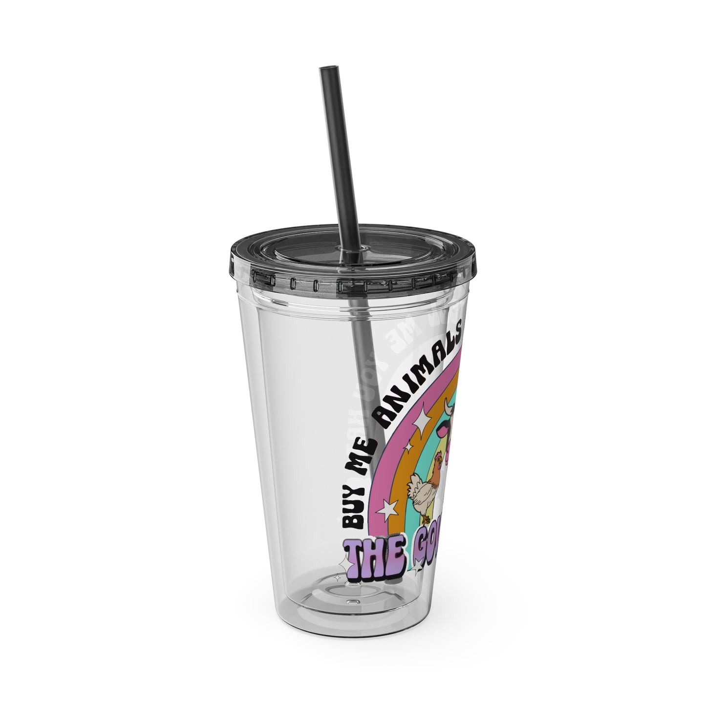 Buy Me Animals Sunsplash Tumbler with Straw, 16oz