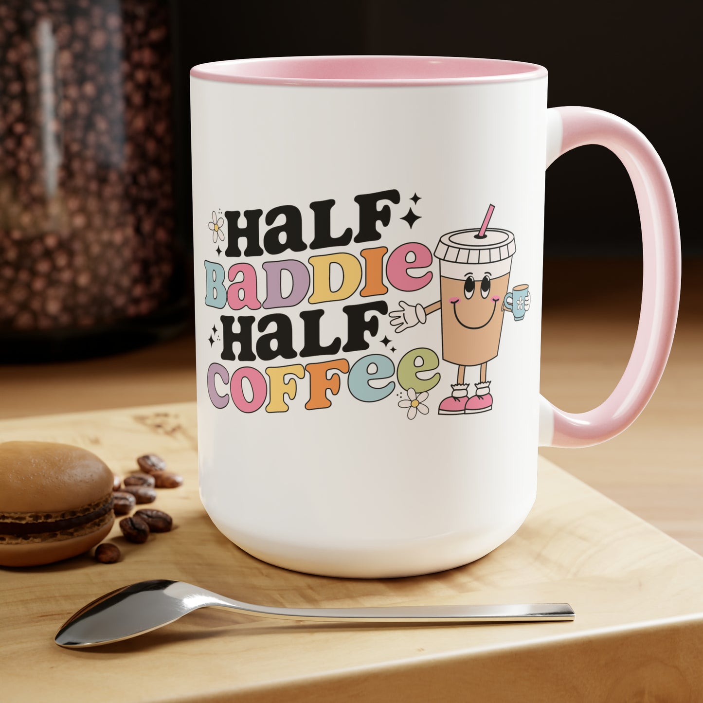 Baddie Two-Tone Coffee Mugs, 15oz