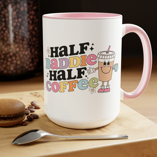 Baddie Two-Tone Coffee Mugs, 15oz