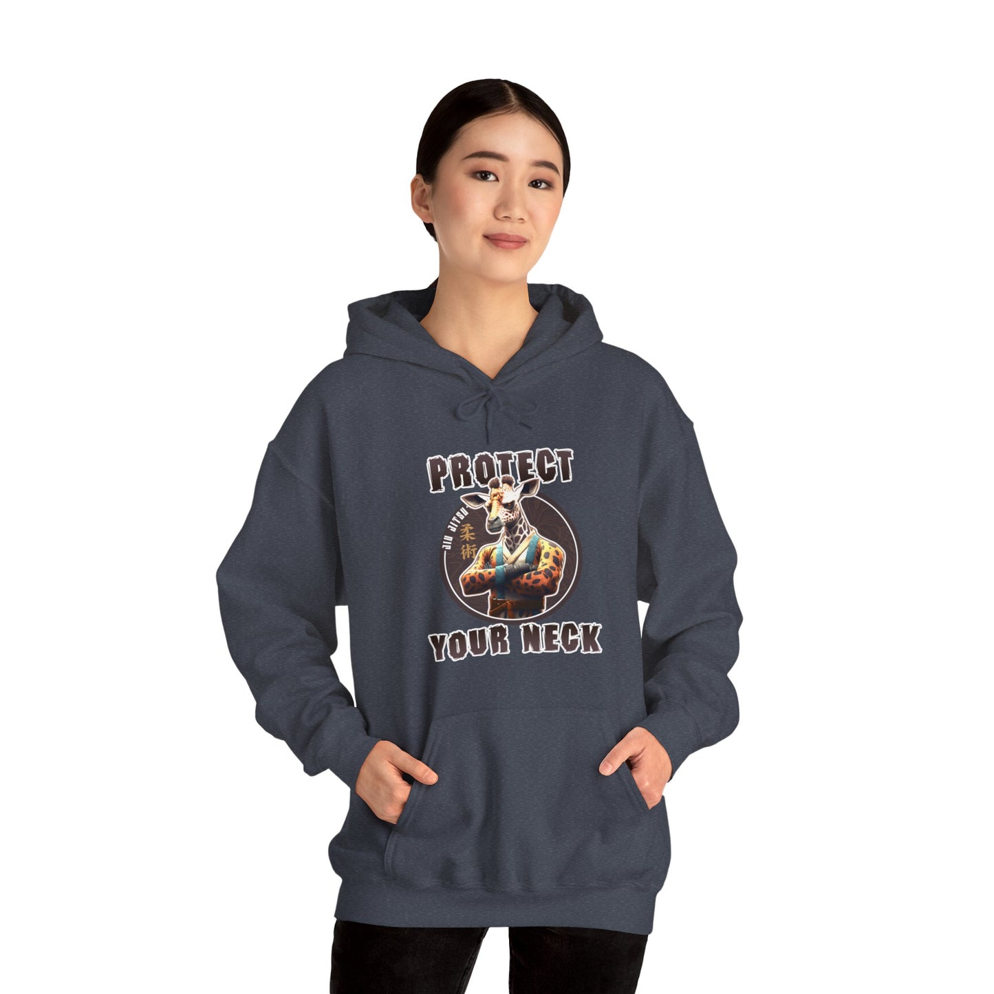 Protect Your Neck Unisex Heavy Blend™ Hooded Sweatshirt