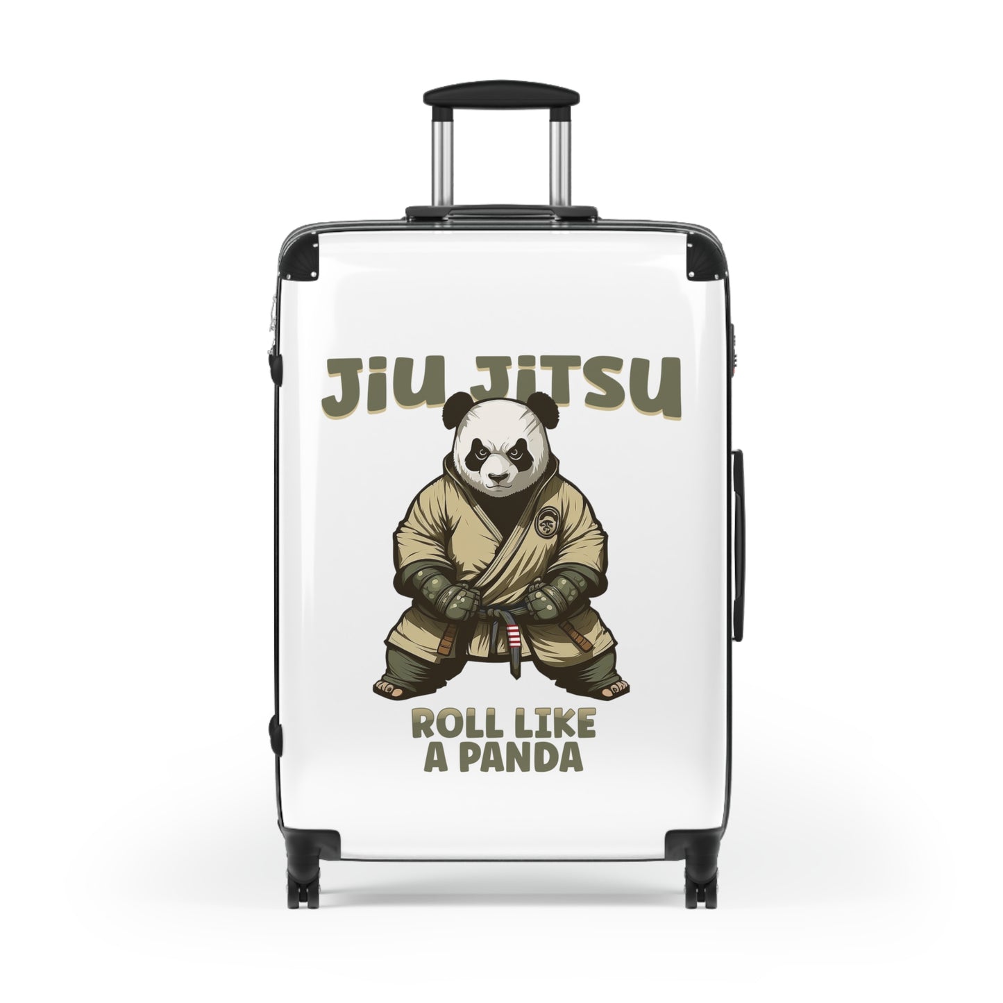 Jiu Jitsu Roll Like a Panda Suitcase