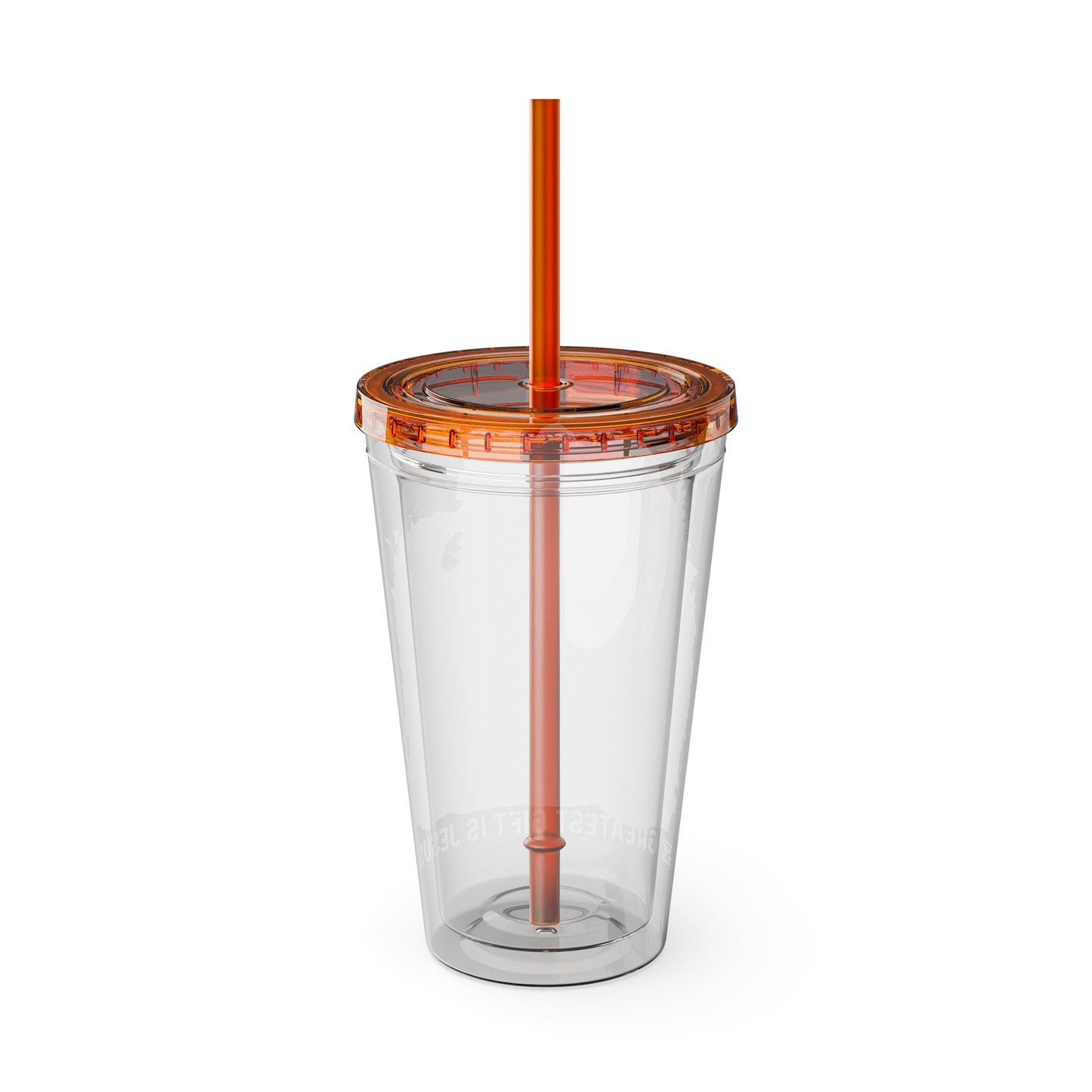 The Greatest Gift Sunsplash Tumbler with Straw, 16oz