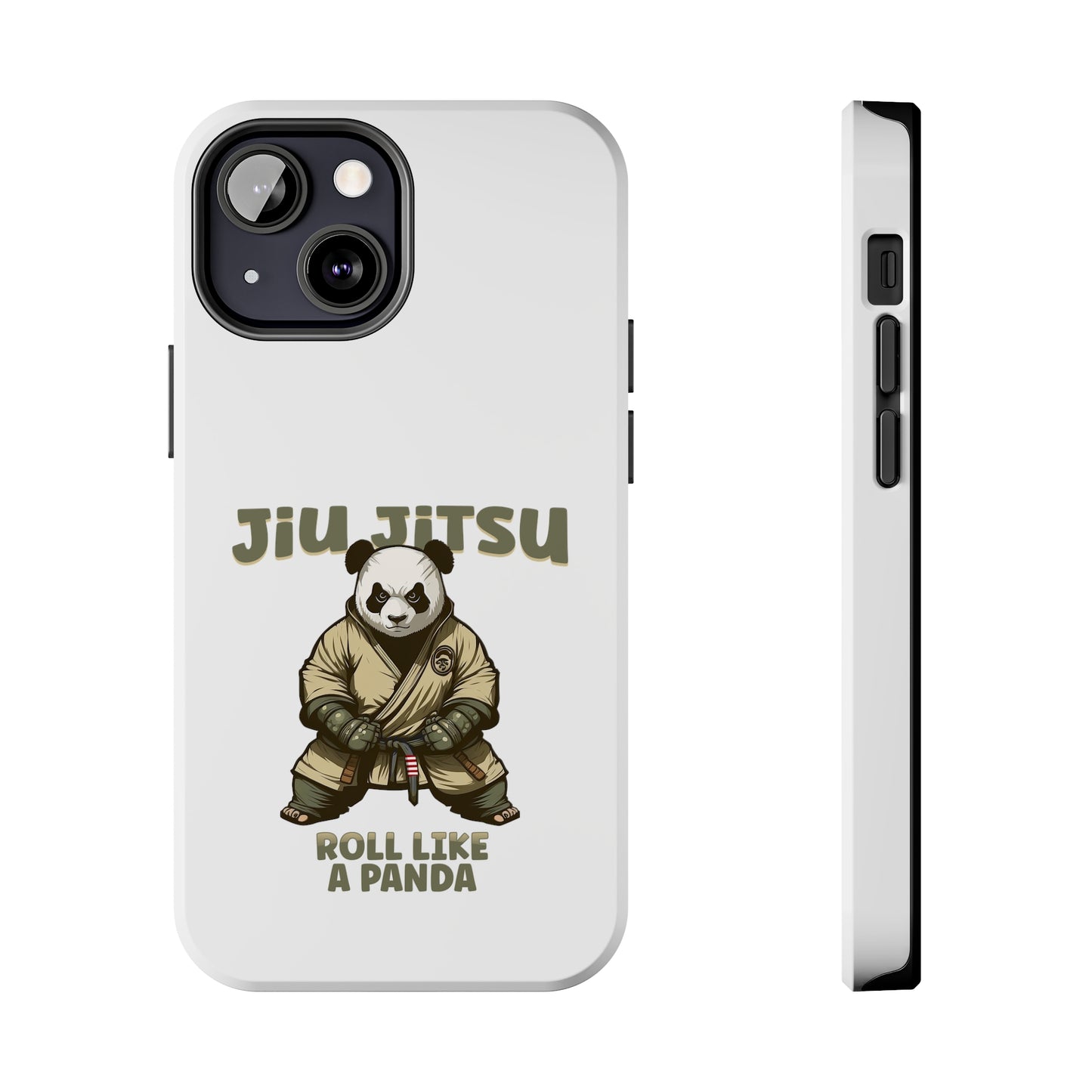 Jiu Jitsu Roll like a Panda Tough Phone Cases