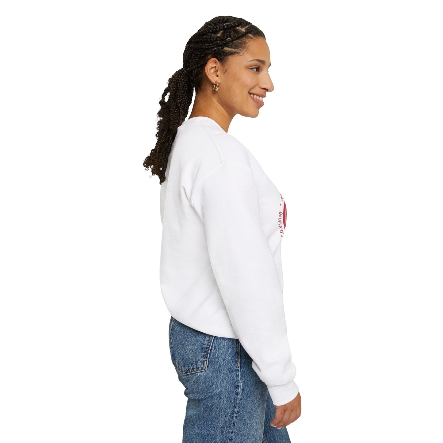 Teacher Heart Unisex Heavy Blend™ Crewneck Sweatshirt