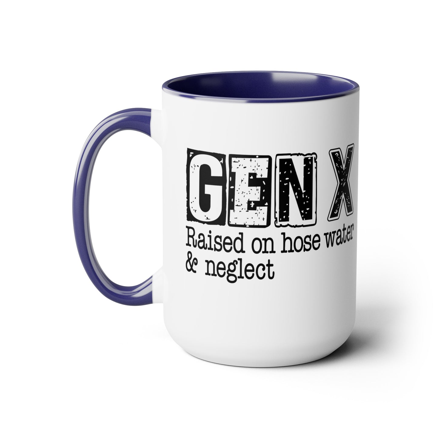 Gen X Two-Tone Coffee Mugs, 15oz