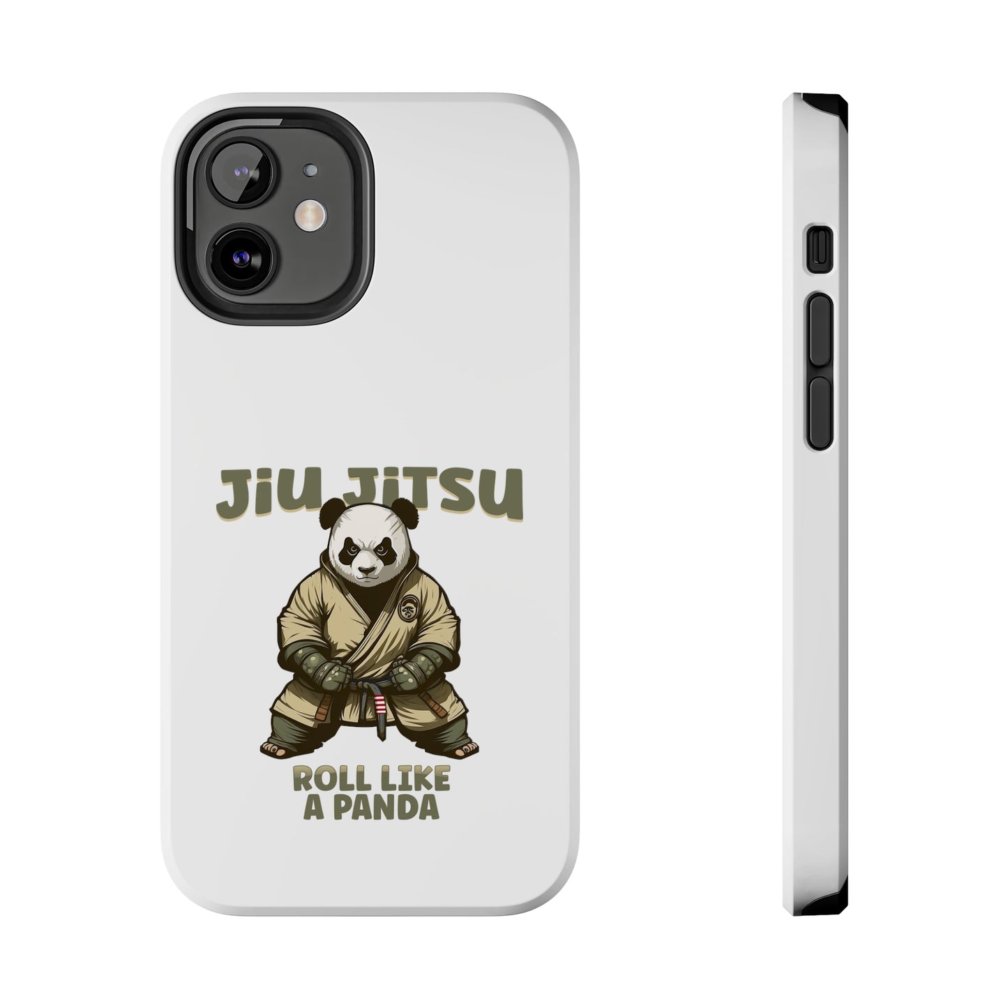 Jiu Jitsu Roll like a Panda Tough Phone Cases